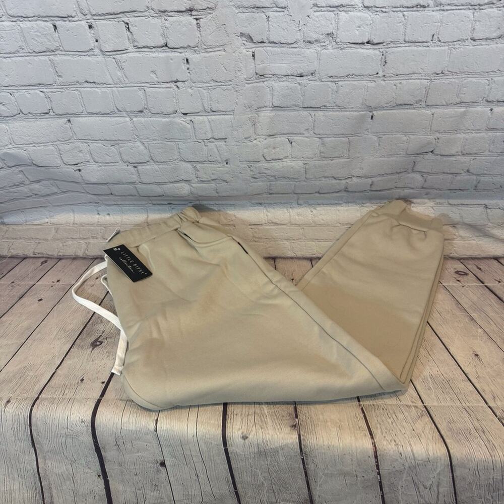 Little Bipsy Khaki Color Adult Jogger Pants